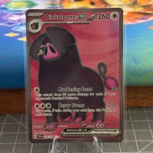 Pokemon Oinkologne ex Holo Trading Card - NM